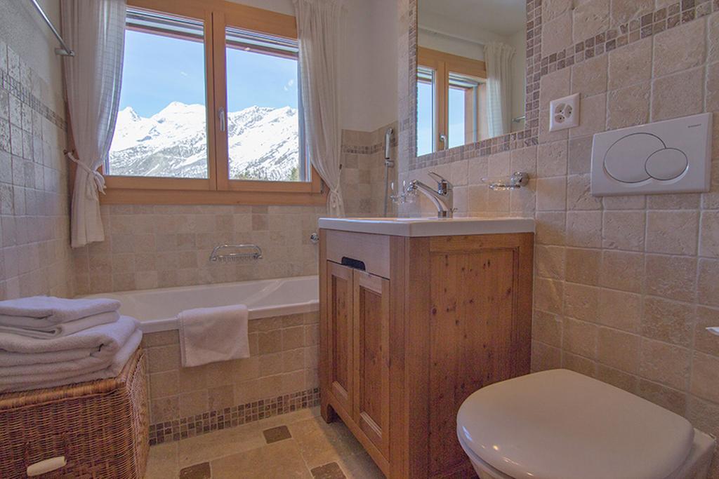 Chalet Haus Perla Saas Fee Værelse billede