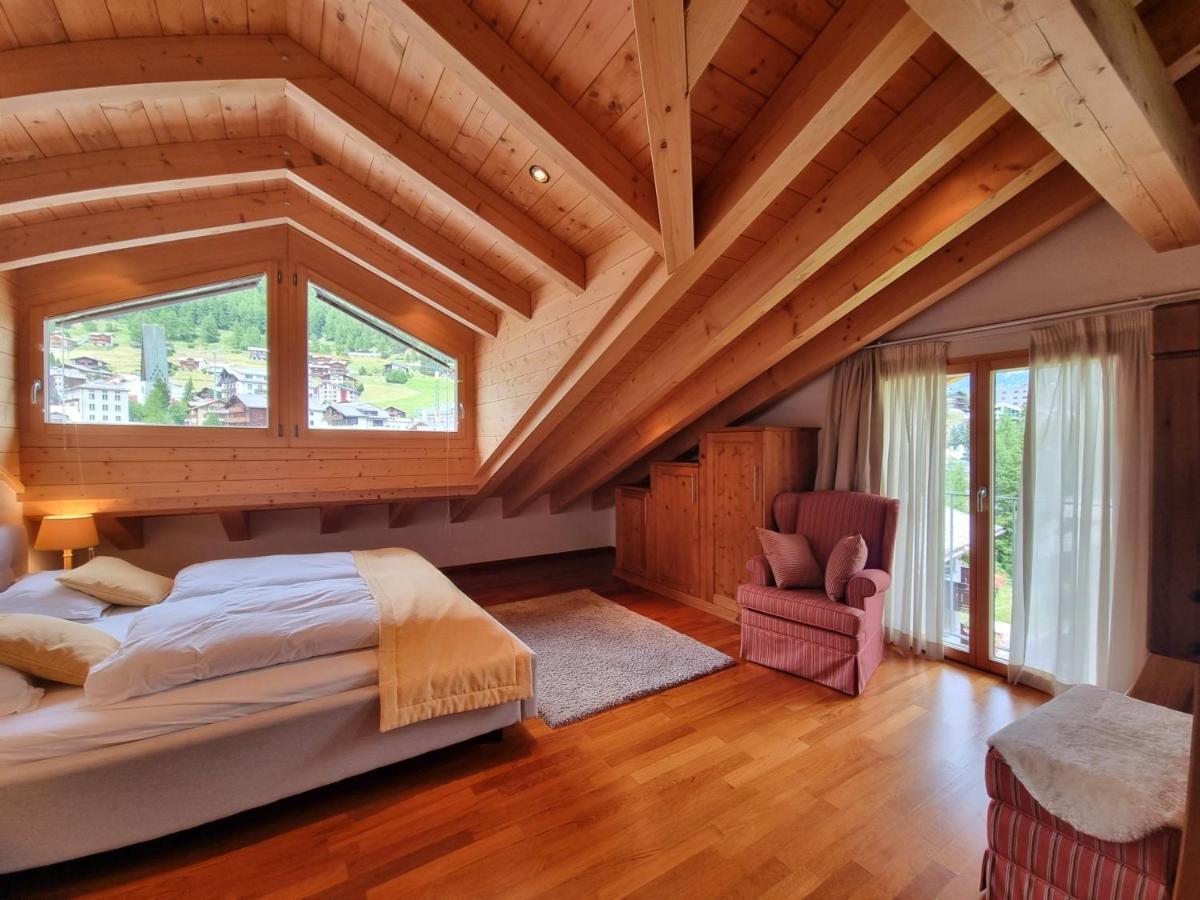 Chalet Haus Perla Saas Fee Eksteriør billede